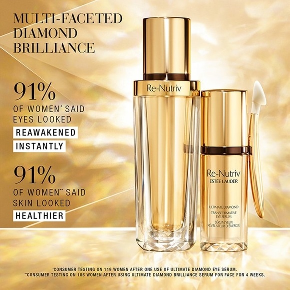NEW Estée Lauder RE-NUTRIV ULTIMATE DIAMOND TRANSFORMATIVE BRILLIANCE SERUM - Picture 5 of 12